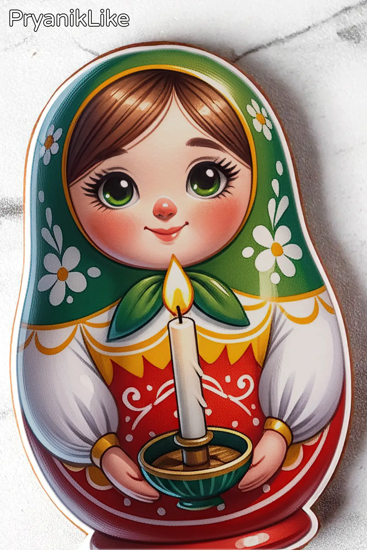 Пряник матрешка (ооооочень много)